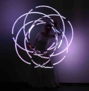 8 led hoop show video mapping