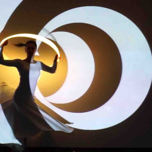 3 tanzshow mit video projektion